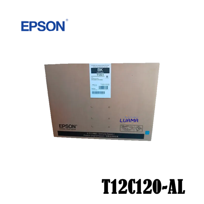 Tinta Epson T12C120-Al Negro (670ml) P/WF-M5399 WF-M5899 Tinta Epson T12C120-Al Negro (670ml) P/WF-M5399 WF-M5899