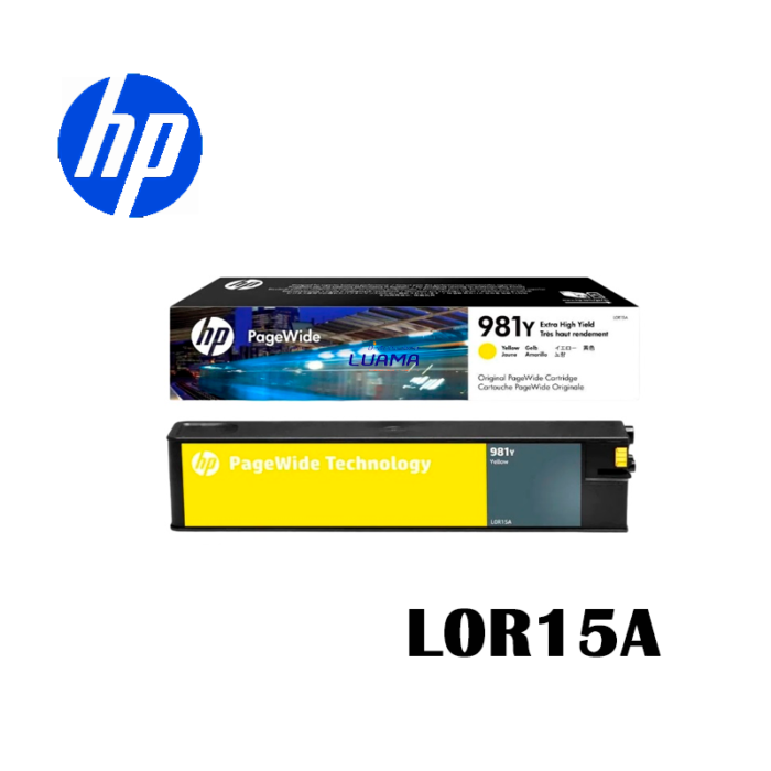 Tinta Hp L0R15A (981Y) Yellow16,000 Paginas-1