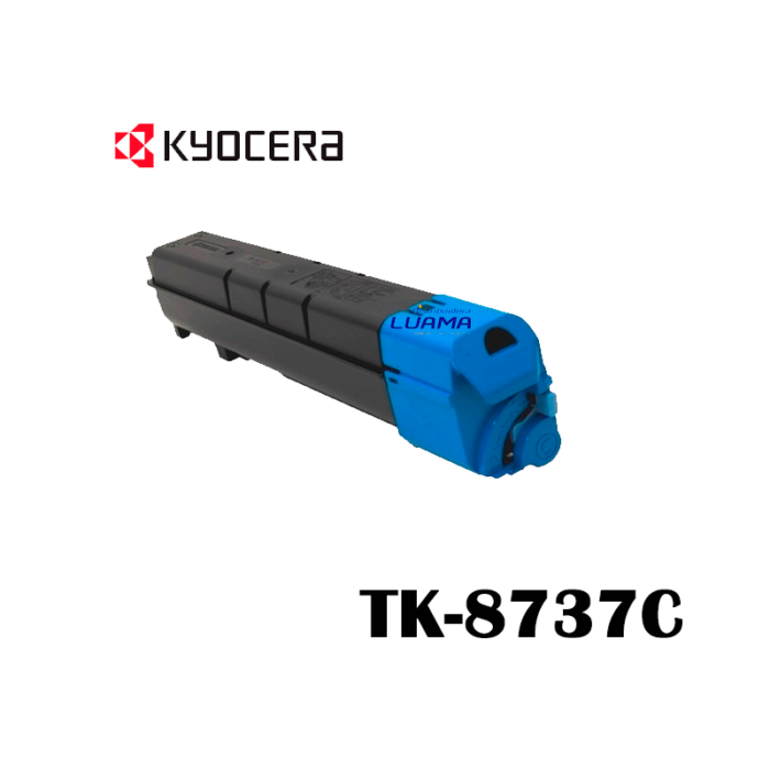Tóner Kyocera TK-8737C Cyan 40,000 paginas-1