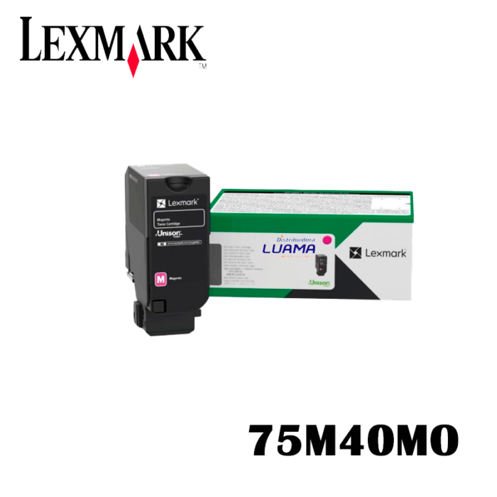 Tóner Lexmark 75M40M0, Magenta CS531/632, CX532/635, 2k