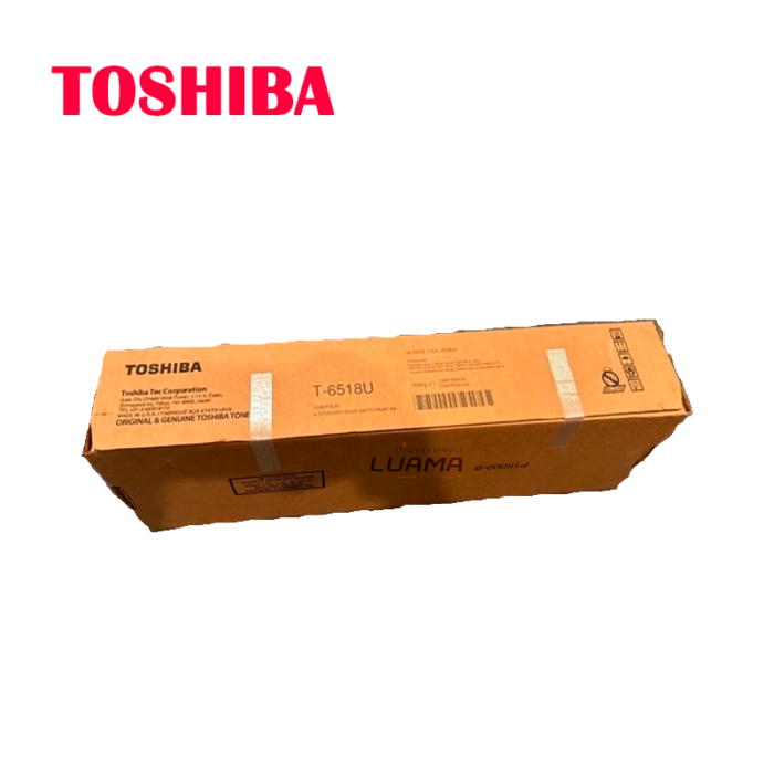 Tóner Toshiba T-6518U Negro 106,600pag Para E-Studio 6518A,8518A