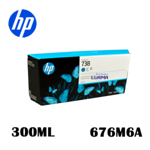Tinta Hp 738 (676M6A) Cyan 300ML