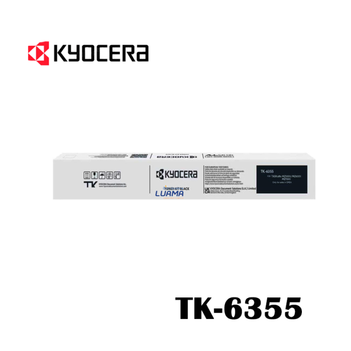Tóner Kyocera TK-6355 Black 40,000 paginas A4