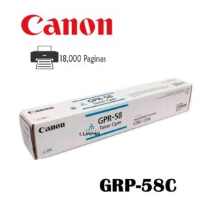 Toner Canon GPR-58 Cyan iR ADV C256-C356 18,000 páginas