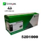 Tóner Lexmark 52D1000 Negro Para MS/MX710,711,810,811,812 6,000pag