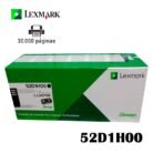 Toner Lexmark 52D1H00 Negro MS710/MS711/MS810/MS811/MS812 de 30 000 páginas