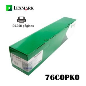 Unidad fotoconductora Lexmark 76C0PK0 Negro Para CS921, CX921 100,000pag