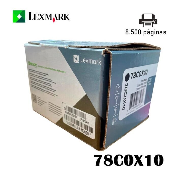 Toner Lexmark 78C0X10 Black CS421 CX421 CX522 8,500 Paginas