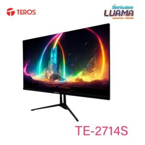 Monitor Plano TEROS TE-2714S, 27″ FHD IPS,144Hz,1ms, HDMI, DP, Audio Out, Parlantes, Negro Monitor Plano TEROS TE-2714S, 27″ FHD IPS,144Hz,1ms, HDMI, DP, Audio Out, Parlantes, Negro