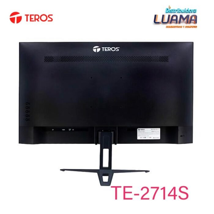 Monitor Plano TEROS TE-2714S, 27″ FHD IPS,144Hz,1ms, HDMI, DP, Audio Out, Parlantes, Negro