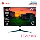 Monitor Teros Curvo TE-2734S 144mz,1ms HDMI