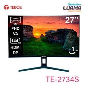 Monitor Teros Curvo TE-2734S 144mz,1ms HDMI