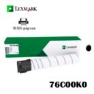 Toner Lexmark 76C00K0 Negro Cs/Cx 920 Series 18.500 páginas