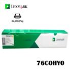 Toner Lexmark 76C0HY0 Yellow 34,000Pag alto rendimiento para CS923
