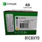 Toner Lexmark 81C8XY0 Yellow 16.2K Original CS/X73X