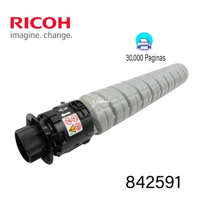Toner Ricoh IM C2010 / IM C2510 (842591) IM C2510H Black 30k Páginas