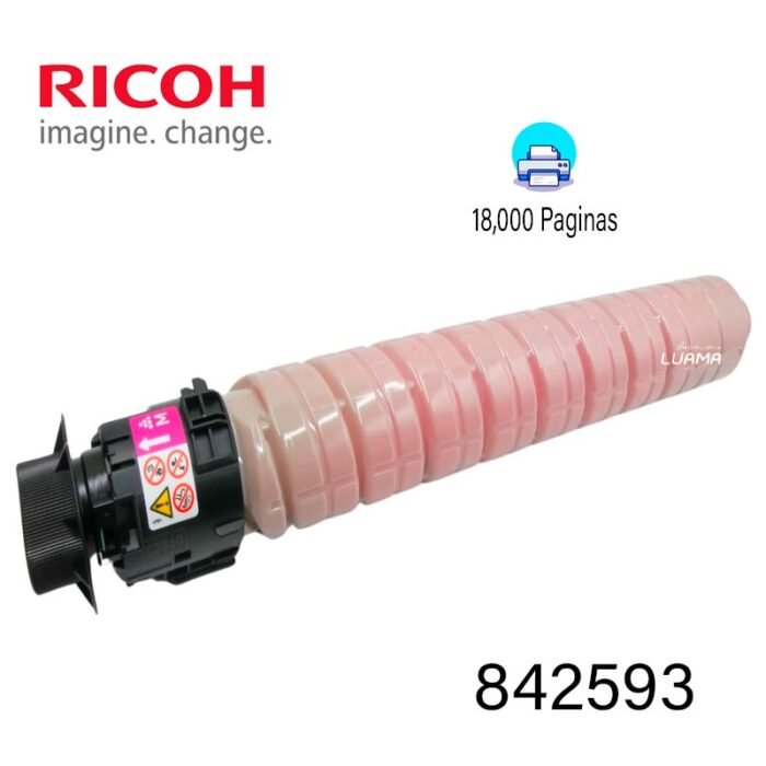 Toner Ricoh IM C2510H (842593) Magenta 18k Paginas Toner Ricoh IM C2510H (842593) Magenta 18k Paginas
