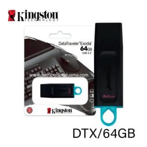 MEMORIA USB 64GB DTX 3.2 NEGRO KINGSTON (DTX/64GB)