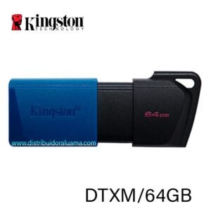 MEMORIA USB 64GB DTXM 3.2 NEGRO/AZUL KINGSTON (DTXM/64GB)