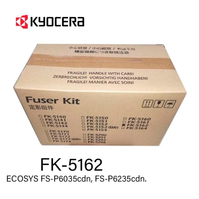 Fusor Kyocera FK-5162 Ecosys FS-P6035cdn, FS-P6235cdn 200.000 Páginas.