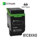 Toner Lexmark 81C8XK0 Black 28.K Original CS/X73X