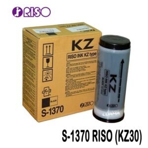 Tinta Riso S-1370 Negra Para Duplicadora KZ30 (800ml)