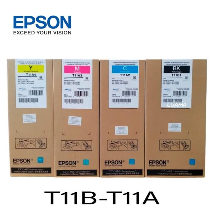 Pack De Tinta Epson Para Workforce C5810 / C5310 / C5390 / C5890 / 5891 (T11) Pack De Tinta Epson Para Workforce C5810 / C5310 / C5390 / C5890 / 5891 (T11)