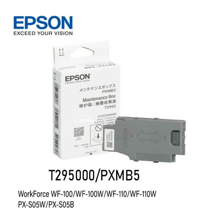 Caja De Mantenimiento Epson T295000/PXMB5 (T2950) WorkForce WF-100 / WF-100W / WF-110 / WF-110W Original