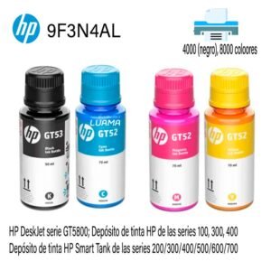 Tinta HP 9F3N4AL Bottle (GT53/GT52) Combo Pack