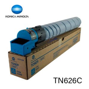 Toner Konica Minolta TN626C Bizhub C450i/C550i/C650i Cyan 28,000 Paginas