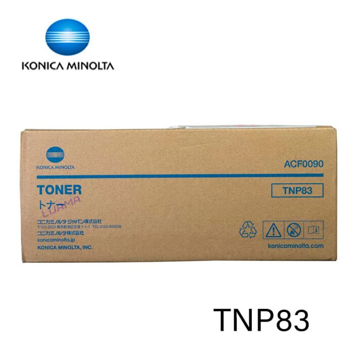 Tóner Konica Minolta TNP83 (ACF0090) Bizhub 4000i/4020i (220V) Black 12,000 Páginas Tóner Konica Minolta TNP83 (ACF0090) Bizhub 4000i/4020i (220V) Black 12,000 Páginas
