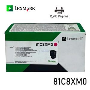 Toner Lexmark 81C8XM0 Magenta 16.2K Original CS/X73X