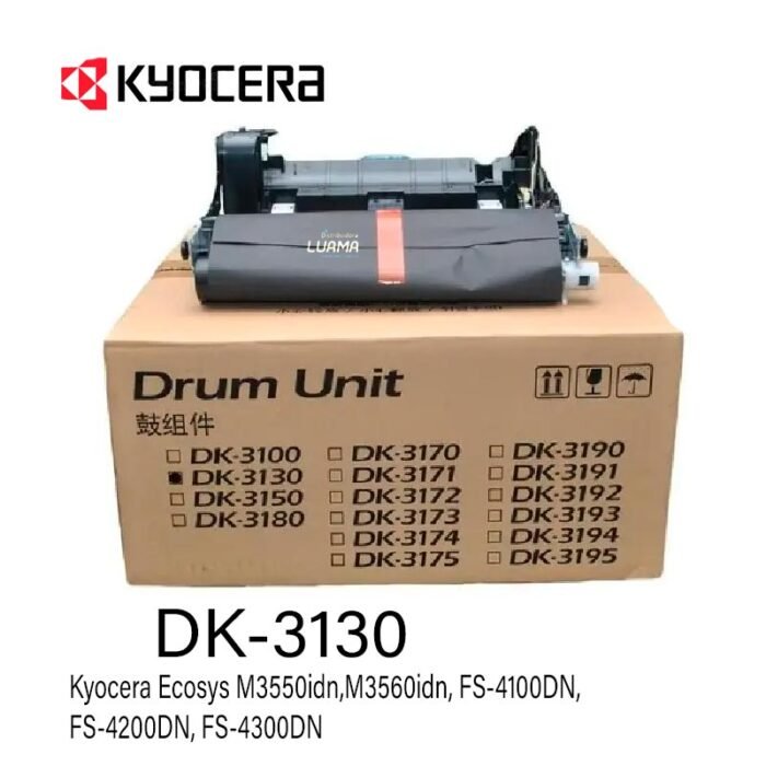 Unidad De Cilindro Kyocera DK-3130 Ecosys M3550idn/M3560idn 100,000 Páginas