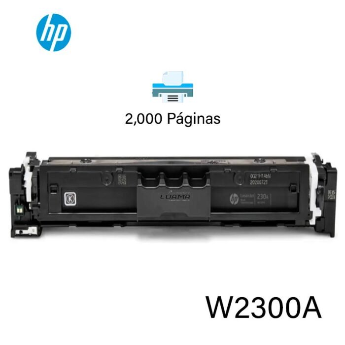Toner HP W2300A (230A) L.J.4303FDW Black 2000 Paginas Toner HP W2300A (230A) L.J.4303FDW Black 2000 Paginas
