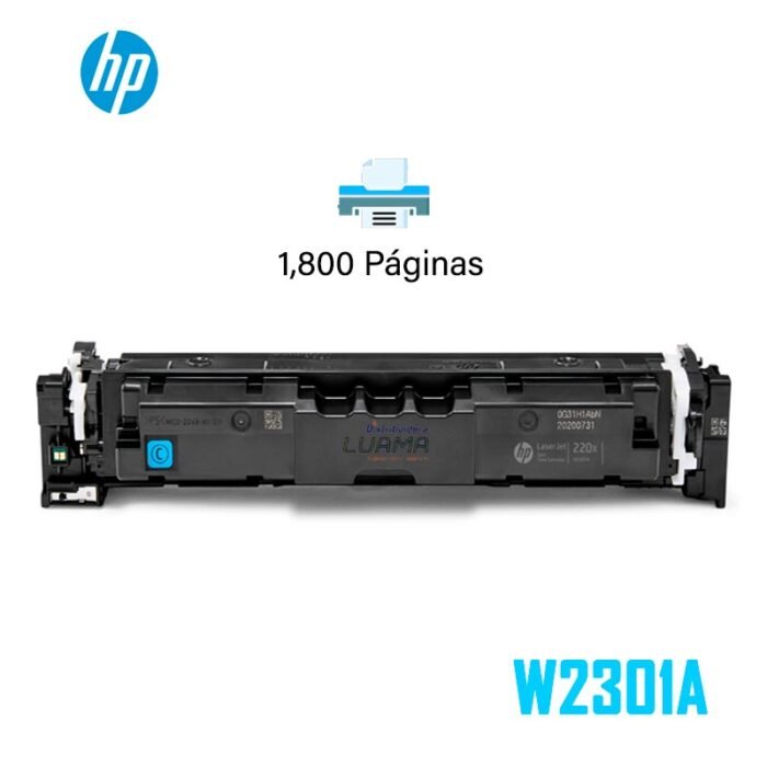 Toner HP W2301A (230A) L.J.4303FDW Cyan 1800 Paginas