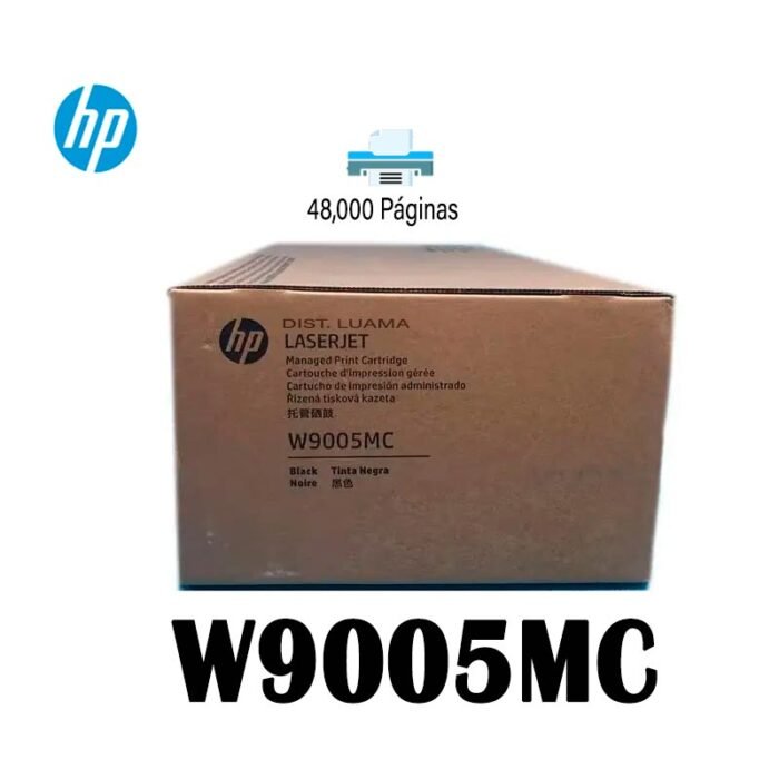 Toner HP W9005MC L.J Managed E72525 / E72535 Black 48K Paginas Toner HP W9005MC L.J Managed E72525 / E72535 Black 48K Paginas
