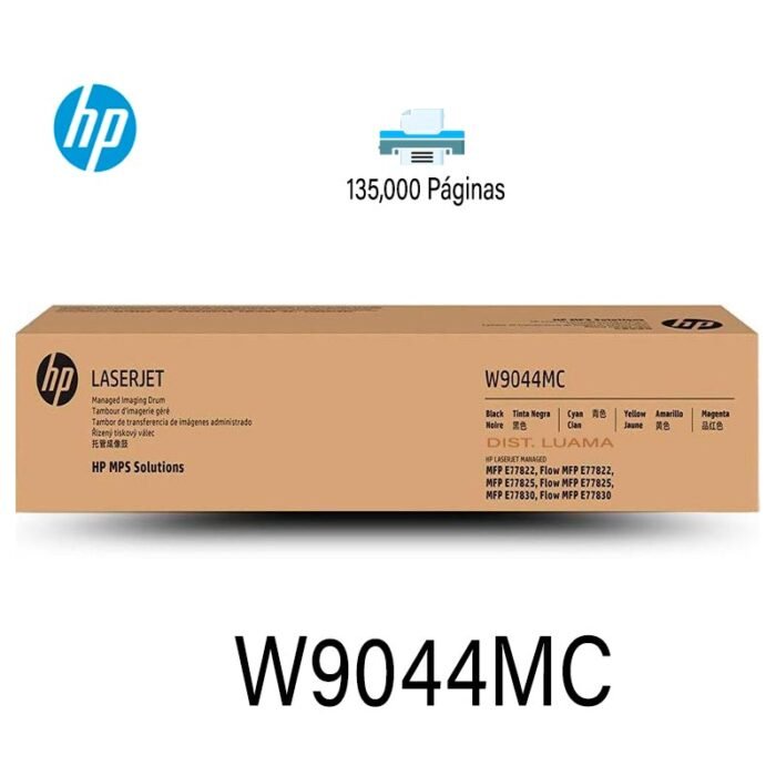 Drum Hp W9044MC Flow MFP E77822 / E77825 / E77830 (CMYK) 135K Páginas