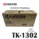 Toner Kyocera TK-1302 (1T0C150US1) Negro P/ECOSYS PA4000wx