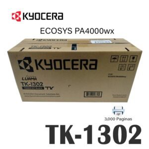 Toner Kyocera TK-1302 (1T0C150US1) Negro P/ECOSYS PA4000wx