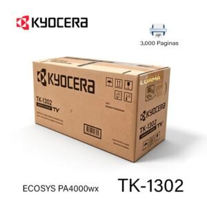 Toner Kyocera TK-1302 (1T0C150US1) Negro P/ECOSYS PA4000wx