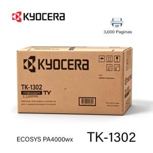 Toner Kyocera TK-1302 (1T0C150US1) Negro P/ECOSYS PA4000wx