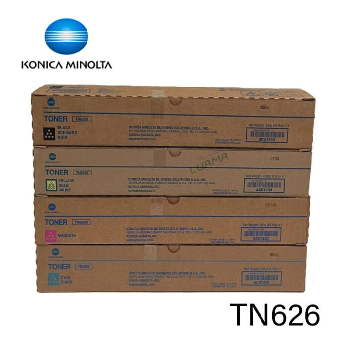 Toner Konica Minolta TN626Y Bizhub C450i/C550i/C650i Yellow 28,000 Paginas Toner Konica Minolta TN626Y Bizhub C450i/C550i/C650i Yellow 28,000 Paginas