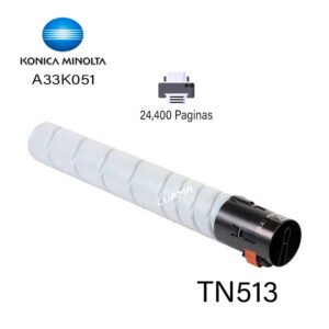 Toner Konica Minolta Bizhub 454e/554e (TN513) Negro