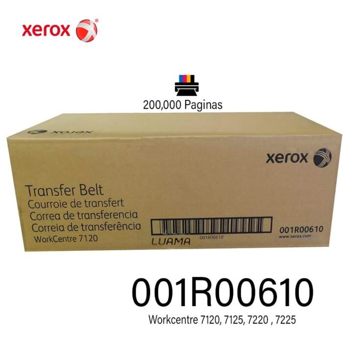 Transfer Belt Xerox 001R00610 Workcentre 7120