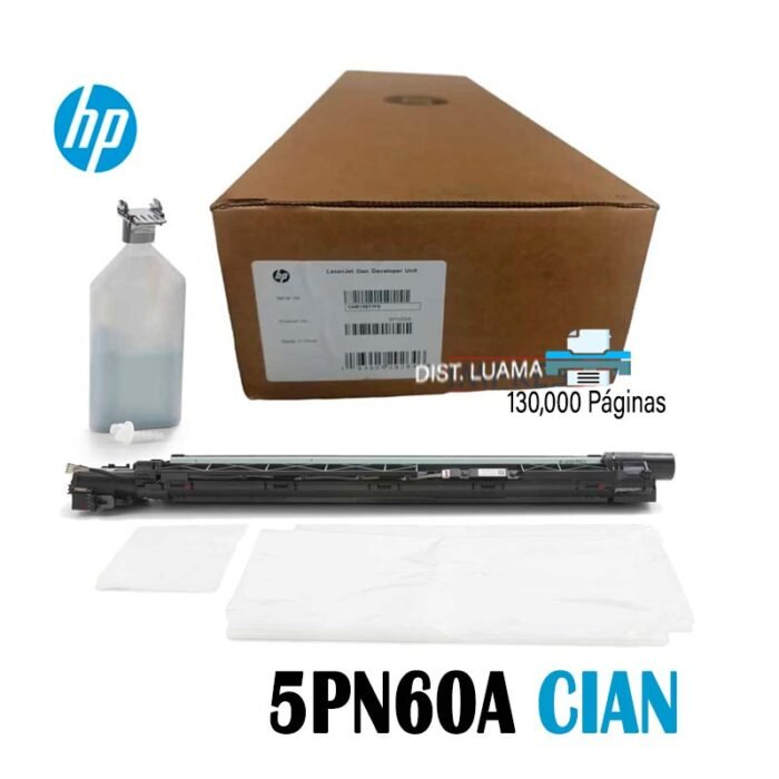 Unidad de Revelado HP 5PN60A Cian para HP LaserJet Managed E78625 E78630 E78635 E786