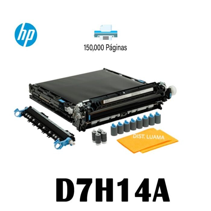 Kit De Correa y Rodillos De Transferencia HP D7H14A LaserJet Color M855 / M880