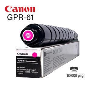 Toner Canon GPR-61 Magenta iR DX C5870i C5860i C5850i C5840i 60K Paginas