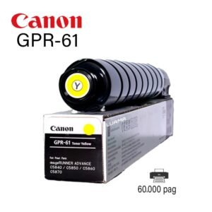 Toner Canon GPR-61 Yellow iR DX C5870i C5860i C5850i C5840i 60K Paginas