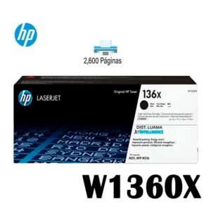 Toner HP W1360X (136X) L.J. M211 Black 2.600 Paginas