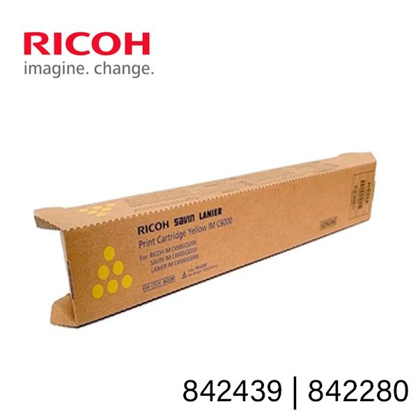 Toner Ricoh 842439 IM C4500 / IM C5500 / IM C6000 Amarillo Toner Ricoh 842439 IM C4500 / IM C5500 / IM C6000 Amarillo